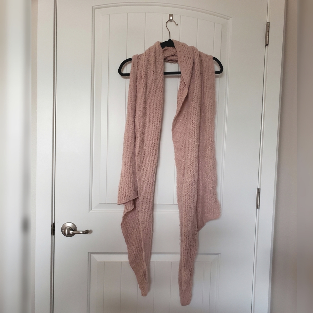 Steve Madden Long Blush Pink Scarf